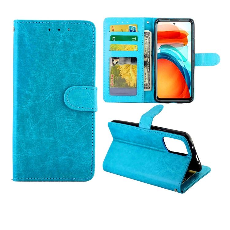 For Xiaomi Redmi Note10 Pro 5G / Poco X3 GT 5G Crazy Horse Texture Leather Horizontal Flip Protective Case with Holder & Card Slots & Wallet & Photo Frame