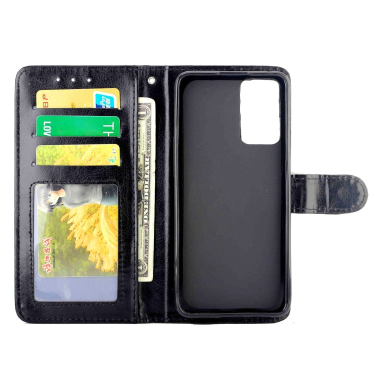 For OPPO Reno6 5G Crazy Horse Texture Leather Horizontal Flip Protective Case with Holder & Card Slots & Wallet & Photo Frame
