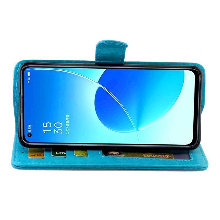 For OPPO Reno6 5G Crazy Horse Texture Leather Horizontal Flip Protective Case with Holder & Card Slots & Wallet & Photo Frame