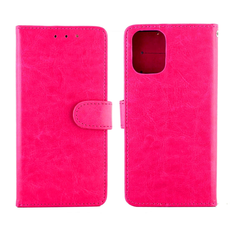 For OPPO Realme 8 / 8 Pro Crazy Horse Texture Leather Horizontal Flip Protective Case with Holder & Card Slots & Wallet & Photo Frame