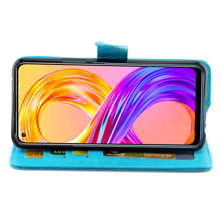 For OPPO Realme 8 / 8 Pro Crazy Horse Texture Leather Horizontal Flip Protective Case with Holder & Card Slots & Wallet & Photo Frame