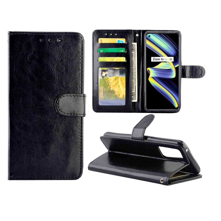 For OPPO Realme GT 5G / X7 Max 5G / Q3 Pro 5G China / GT Neo 5G Crazy Horse Texture Leather Horizontal Flip Protective Case with Holder & Card Slots & Wallet & Photo Frame