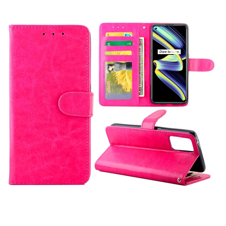 For OPPO Realme GT 5G / X7 Max 5G / Q3 Pro 5G China / GT Neo 5G Crazy Horse Texture Leather Horizontal Flip Protective Case with Holder & Card Slots & Wallet & Photo Frame