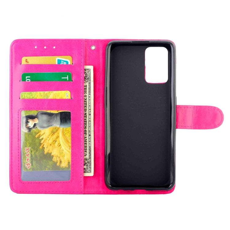 For OPPO Realme GT 5G / X7 Max 5G / Q3 Pro 5G China / GT Neo 5G Crazy Horse Texture Leather Horizontal Flip Protective Case with Holder & Card Slots & Wallet & Photo Frame