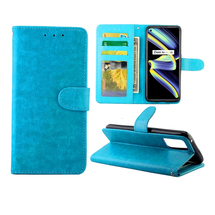 For OPPO Realme GT 5G / X7 Max 5G / Q3 Pro 5G China / GT Neo 5G Crazy Horse Texture Leather Horizontal Flip Protective Case with Holder & Card Slots & Wallet & Photo Frame