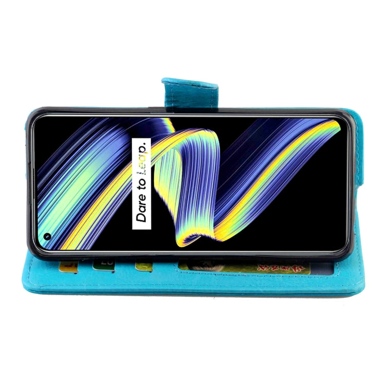 For OPPO Realme GT 5G / X7 Max 5G / Q3 Pro 5G China / GT Neo 5G Crazy Horse Texture Leather Horizontal Flip Protective Case with Holder & Card Slots & Wallet & Photo Frame