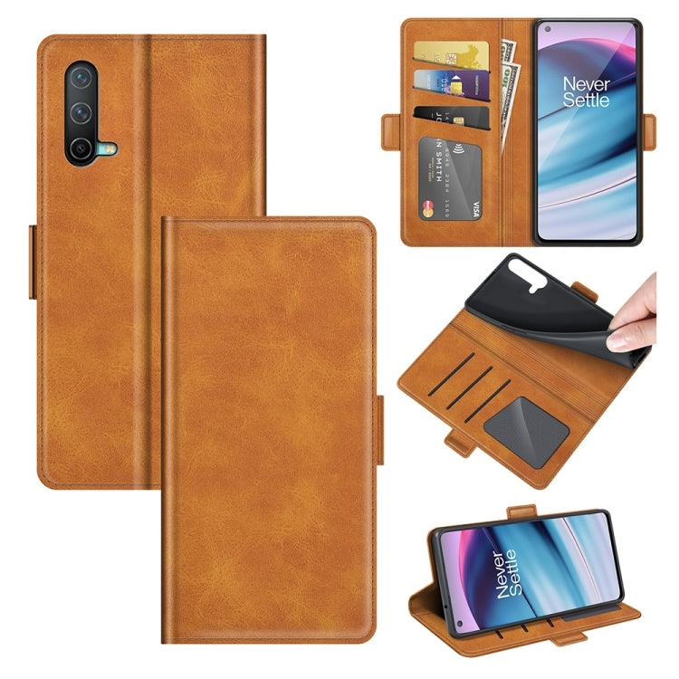 For OnePlus Nord CE 5G Dual-side Magnetic Buckle Horizontal Flip Leather Case with Holder & Card Slots & Wallet