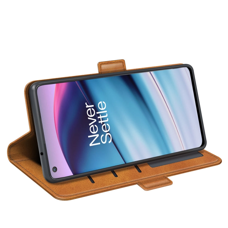 For OnePlus Nord CE 5G Dual-side Magnetic Buckle Horizontal Flip Leather Case with Holder & Card Slots & Wallet
