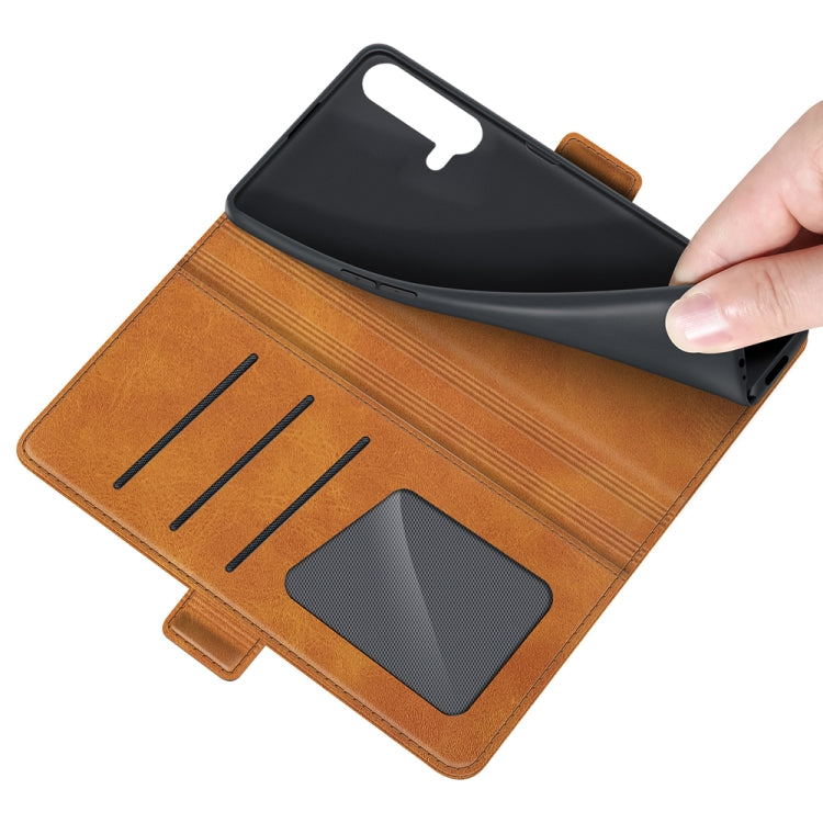 For OnePlus Nord CE 5G Dual-side Magnetic Buckle Horizontal Flip Leather Case with Holder & Card Slots & Wallet