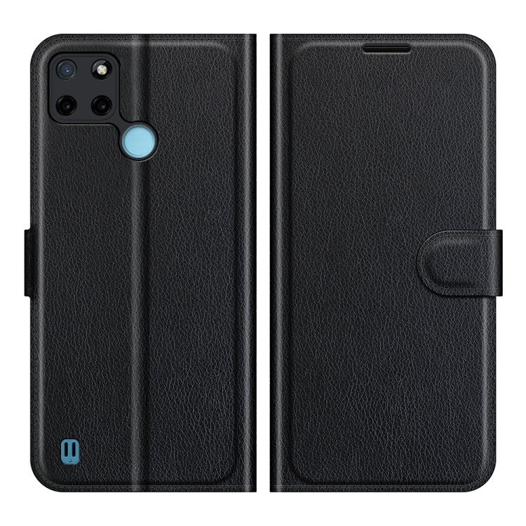 For OPPO Realme C21Y Litchi Texture Horizontal Flip Protective Case with Holder & Card Slots & Wallet