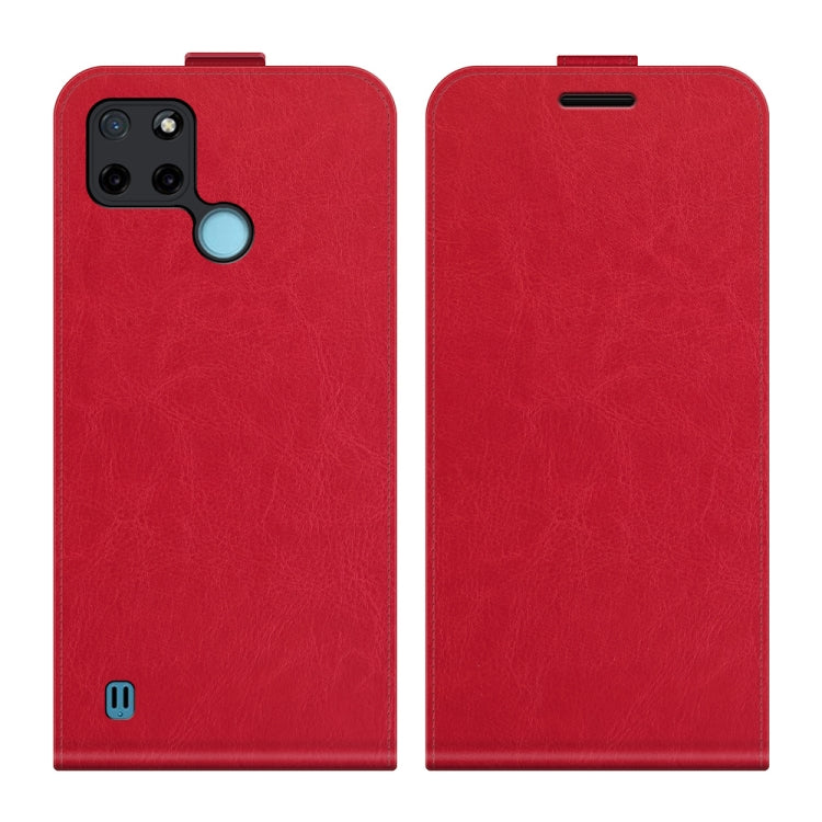 For OPPO Realme C21Y R64 Texture Single Vertical Flip Leather Protective Case with Card Slots & Photo Frame