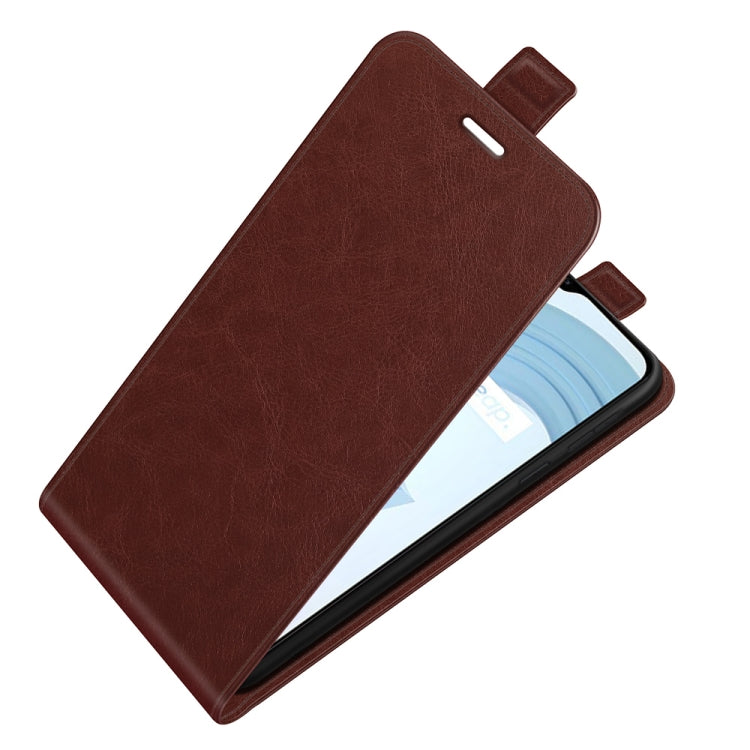 For OPPO Realme C21Y R64 Texture Single Vertical Flip Leather Protective Case with Card Slots & Photo Frame