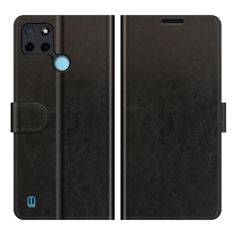 For OPPO Realme C21Y R64 Texture Single Horizontal Flip Protective Case with Holder & Card Slots & Wallet& Photo Frame