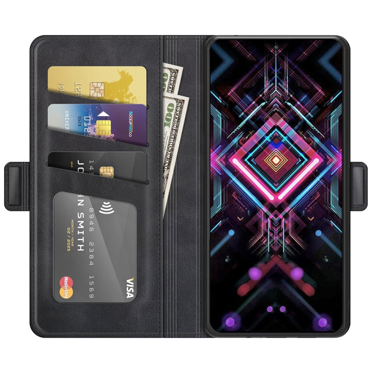 For Xiaomi Poco F3 GT Dual-side Magnetic Buckle Horizontal Flip Leather Case with Holder & Card Slots & Wallet