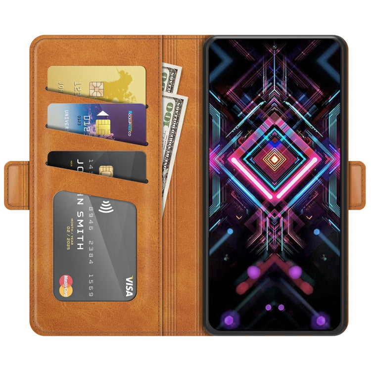 For Xiaomi Poco F3 GT Dual-side Magnetic Buckle Horizontal Flip Leather Case with Holder & Card Slots & Wallet