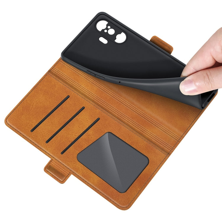 For Xiaomi Poco F3 GT Dual-side Magnetic Buckle Horizontal Flip Leather Case with Holder & Card Slots & Wallet