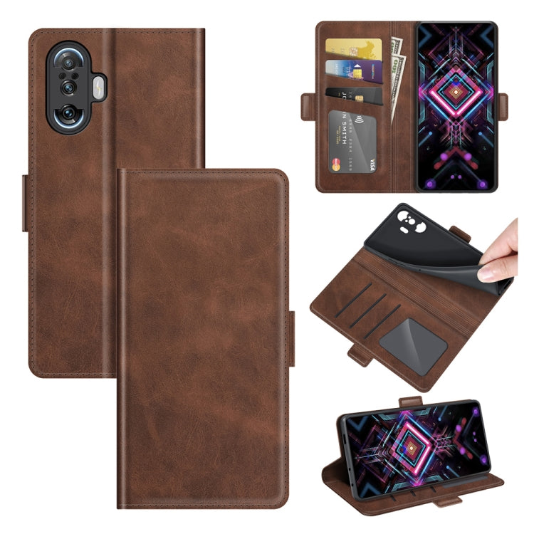 For Xiaomi Poco F3 GT Dual-side Magnetic Buckle Horizontal Flip Leather Case with Holder & Card Slots & Wallet