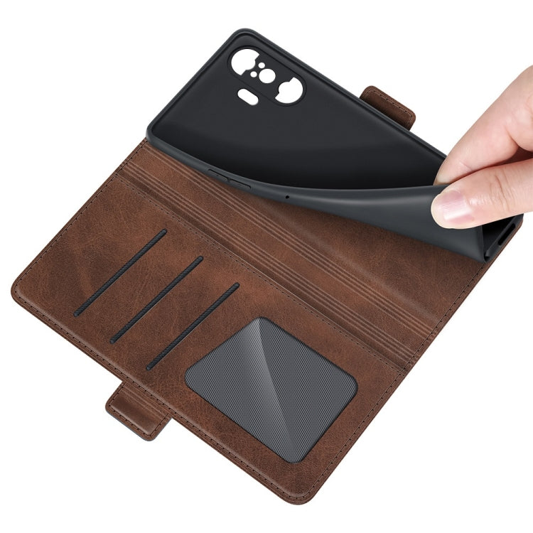 For Xiaomi Poco F3 GT Dual-side Magnetic Buckle Horizontal Flip Leather Case with Holder & Card Slots & Wallet