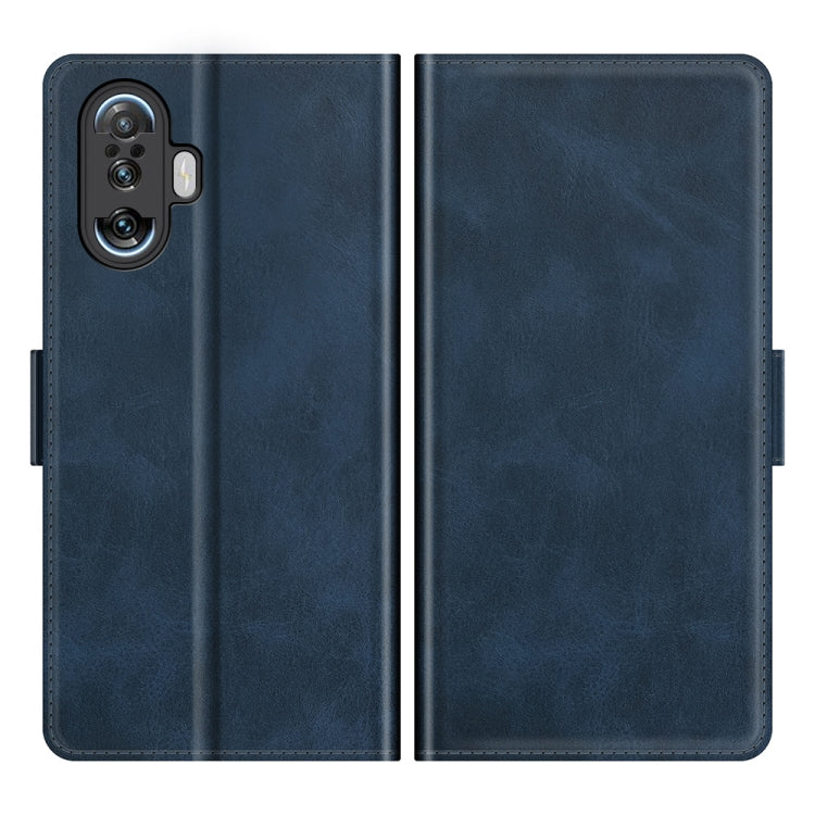 For Xiaomi Poco F3 GT Dual-side Magnetic Buckle Horizontal Flip Leather Case with Holder & Card Slots & Wallet