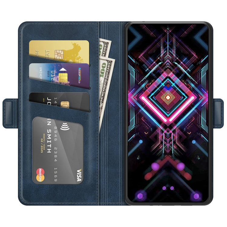 For Xiaomi Poco F3 GT Dual-side Magnetic Buckle Horizontal Flip Leather Case with Holder & Card Slots & Wallet