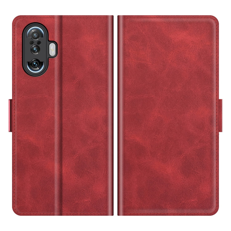 For Xiaomi Poco F3 GT Dual-side Magnetic Buckle Horizontal Flip Leather Case with Holder & Card Slots & Wallet