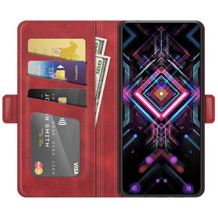 For Xiaomi Poco F3 GT Dual-side Magnetic Buckle Horizontal Flip Leather Case with Holder & Card Slots & Wallet