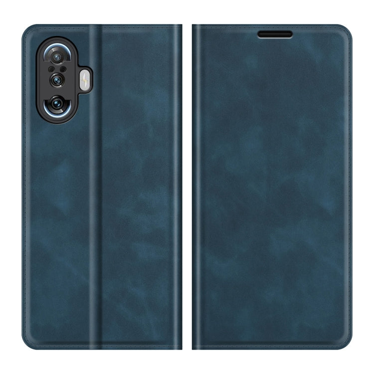 For Xiaomi Poco F3 GT Retro-skin Business Magnetic Suction Leather Case with Holder & Card Slots & Wallet