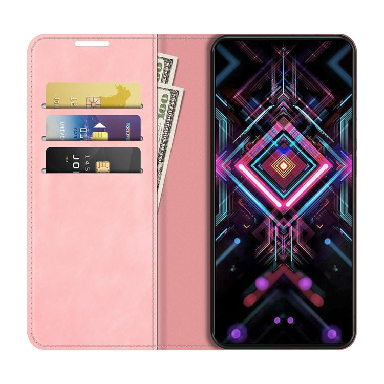 For Xiaomi Poco F3 GT Retro-skin Business Magnetic Suction Leather Case with Holder & Card Slots & Wallet