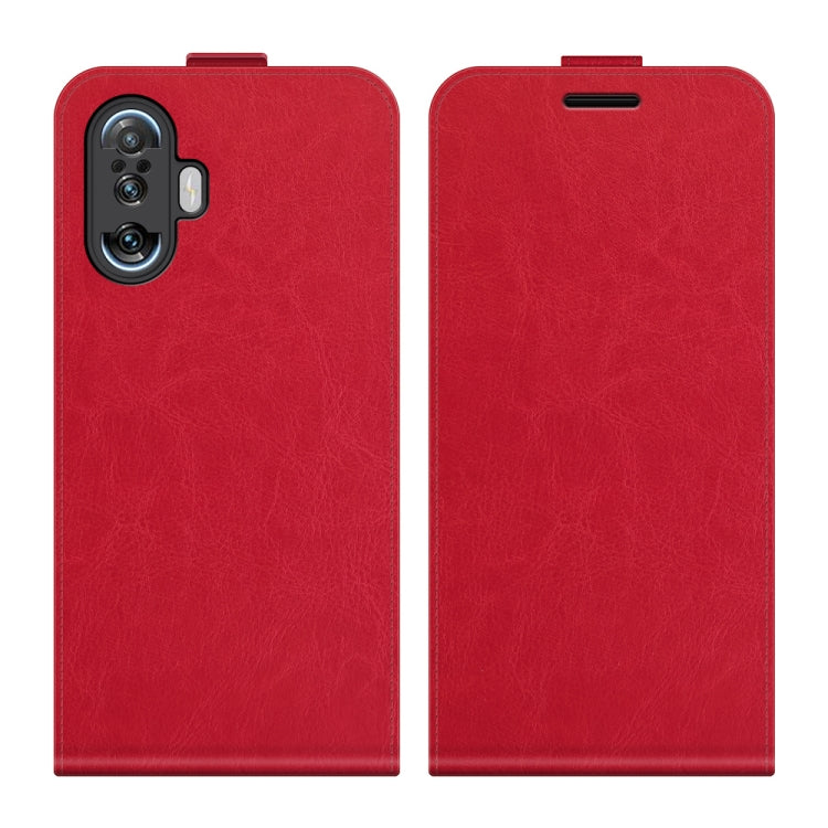 For Xiaomi Poco F3 GT R64 Texture Single Vertical Flip Leather Protective Case with Card Slots & Photo Frame