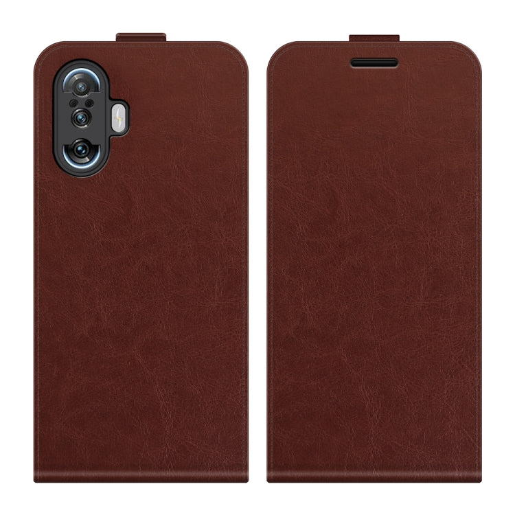 For Xiaomi Poco F3 GT R64 Texture Single Vertical Flip Leather Protective Case with Card Slots & Photo Frame