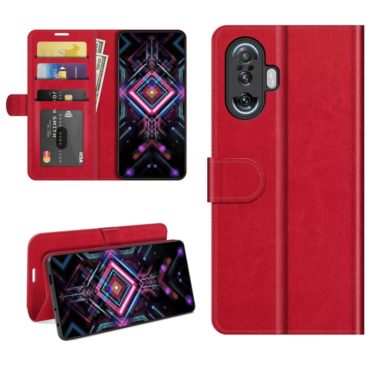 For Xiaomi Poco F3 GT R64 Texture Single Horizontal Flip Protective Case with Holder & Card Slots & Wallet& Photo Frame