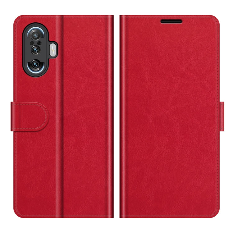 For Xiaomi Poco F3 GT R64 Texture Single Horizontal Flip Protective Case with Holder & Card Slots & Wallet& Photo Frame