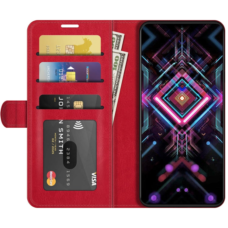 For Xiaomi Poco F3 GT R64 Texture Single Horizontal Flip Protective Case with Holder & Card Slots & Wallet& Photo Frame