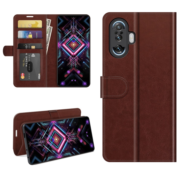 For Xiaomi Poco F3 GT R64 Texture Single Horizontal Flip Protective Case with Holder & Card Slots & Wallet& Photo Frame