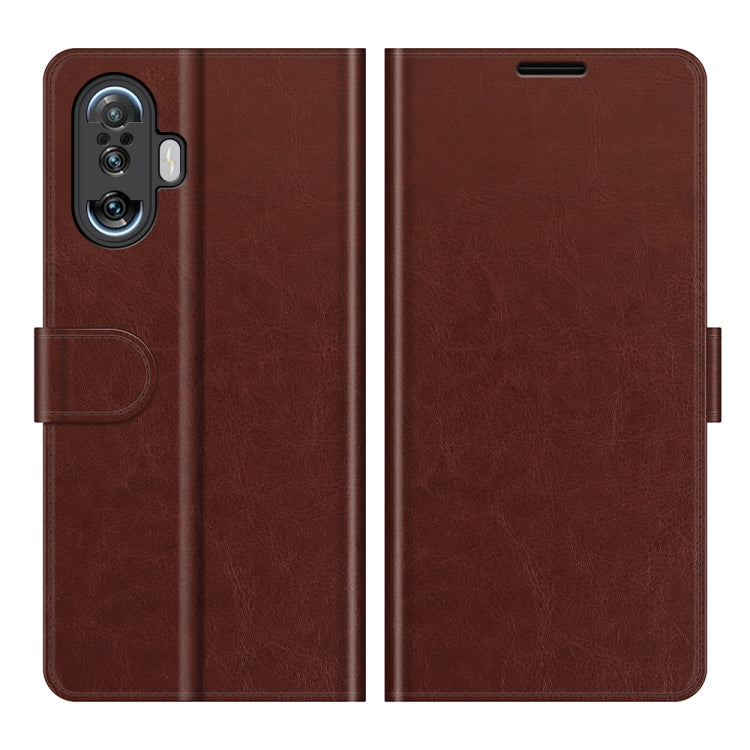 For Xiaomi Poco F3 GT R64 Texture Single Horizontal Flip Protective Case with Holder & Card Slots & Wallet& Photo Frame