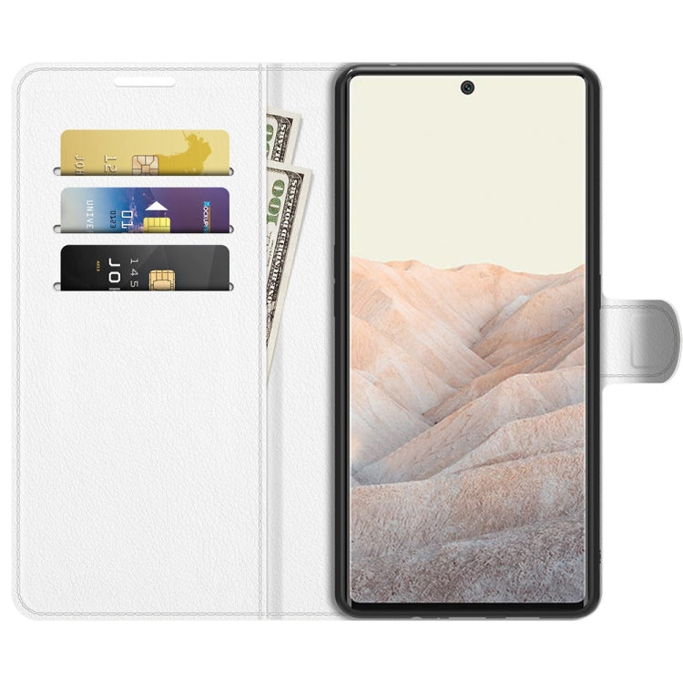 For Google Pixel 6 Pro Litchi Texture Horizontal Flip Protective Case with Holder & Card Slots & Wallet