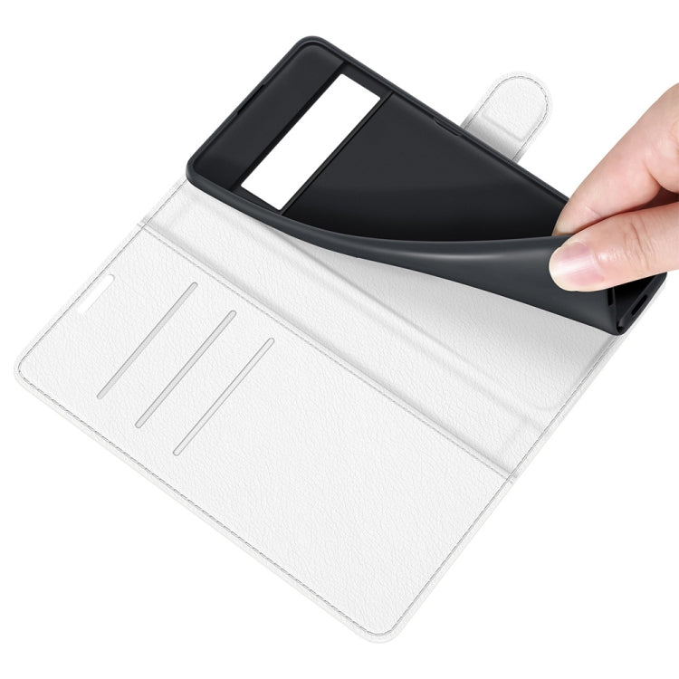 For Google Pixel 6 Pro Litchi Texture Horizontal Flip Protective Case with Holder & Card Slots & Wallet