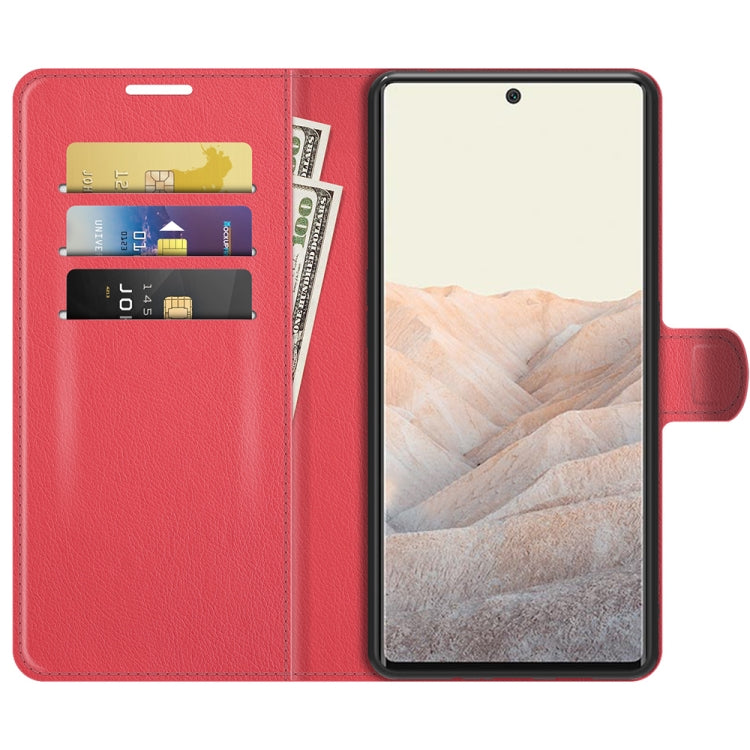 For Google Pixel 6 Pro Litchi Texture Horizontal Flip Protective Case with Holder & Card Slots & Wallet