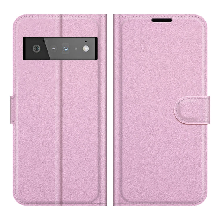 For Google Pixel 6 Pro Litchi Texture Horizontal Flip Protective Case with Holder & Card Slots & Wallet