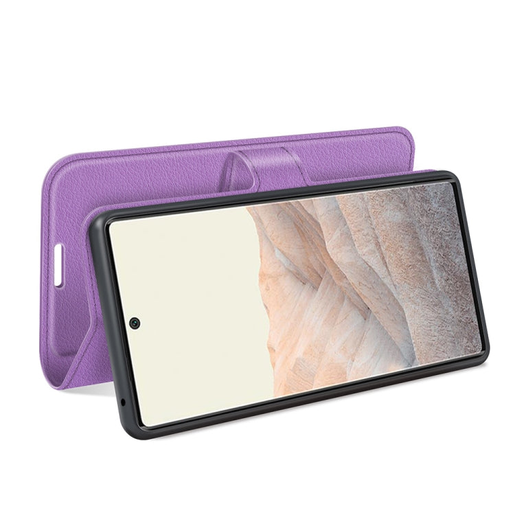 For Google Pixel 6 Pro Litchi Texture Horizontal Flip Protective Case with Holder & Card Slots & Wallet