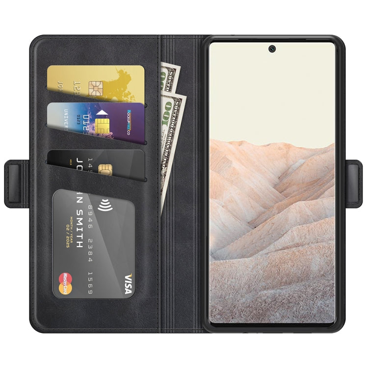 For Google Pixel 6 Pro Dual-side Magnetic Buckle Horizontal Flip Leather Case with Holder & Card Slots & Wallet