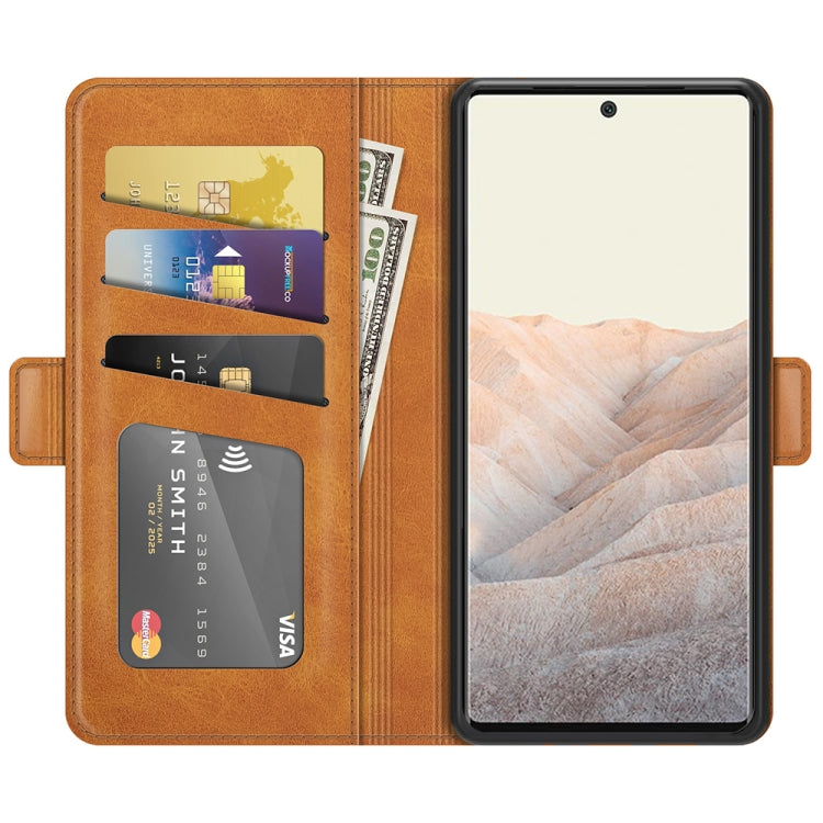 For Google Pixel 6 Pro Dual-side Magnetic Buckle Horizontal Flip Leather Case with Holder & Card Slots & Wallet