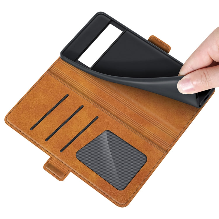 For Google Pixel 6 Pro Dual-side Magnetic Buckle Horizontal Flip Leather Case with Holder & Card Slots & Wallet