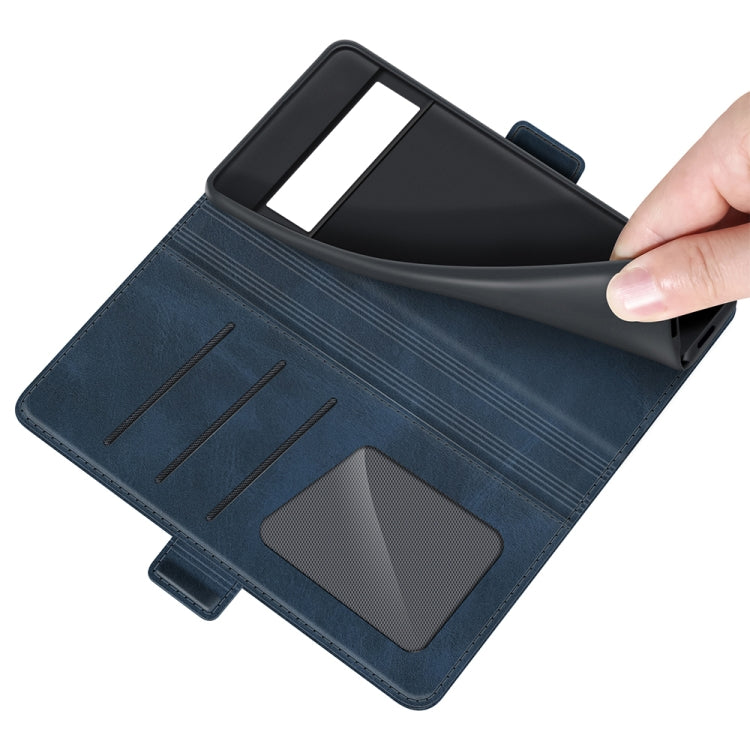 For Google Pixel 6 Pro Dual-side Magnetic Buckle Horizontal Flip Leather Case with Holder & Card Slots & Wallet