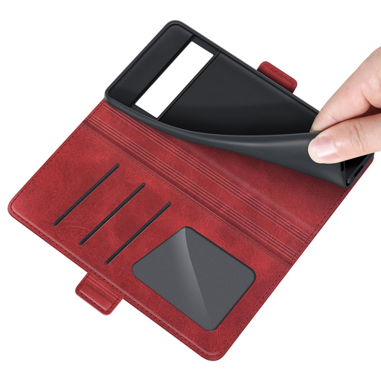 For Google Pixel 6 Pro Dual-side Magnetic Buckle Horizontal Flip Leather Case with Holder & Card Slots & Wallet