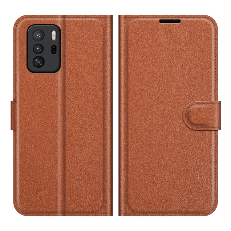 For Xiaomi Poco X3 GT Litchi Texture Flip Leather Phone Case