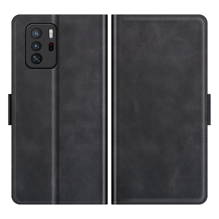 For Xiaomi Poco M3 Pro Dual-side Magnetic Buckle Flip Leather Phone Case