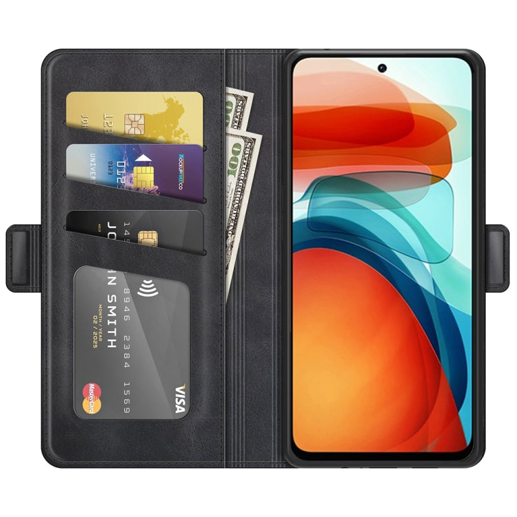 For Xiaomi Poco M3 Pro Dual-side Magnetic Buckle Flip Leather Phone Case