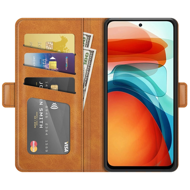 For Xiaomi Poco M3 Pro Dual-side Magnetic Buckle Flip Leather Phone Case