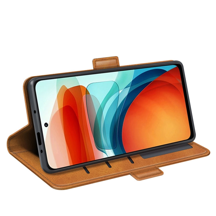 For Xiaomi Poco M3 Pro Dual-side Magnetic Buckle Flip Leather Phone Case